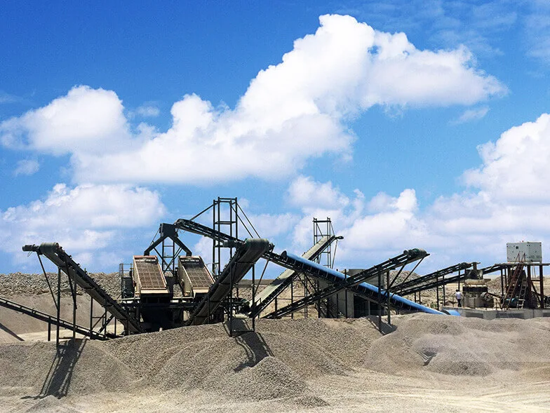 Limestone crushing and screening production line in Nantong, Jiangsu