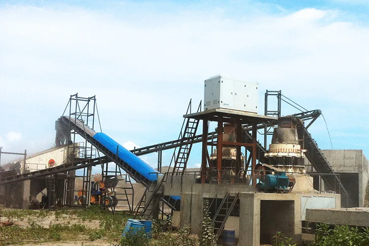 Limestone crushing and screening production line in Nantong, Jiangsu
