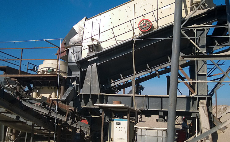 Guangdong granite annual production of 5 million tons of seven mobile crushing stations